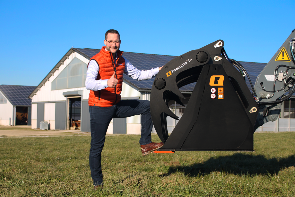 Powergrab L+ for loaders with a lift capacity of up to 5.5 tonnes