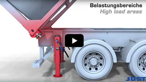 JOST container tipping chassis
